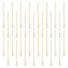 Unicraftale 30Pcs Brass Curb Chains Extender KK-UN0001-78-1