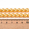 Baking Paint Pearlized Glass Pearl Bead Strands HY-N002-8mm-A08-5