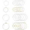 Brass Hoop Earring Findings KK-PH0036-14-1