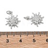SHEGRACE Brass Clear Cubic Zirconia Pendants XGRQ3K803-534P-3