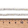 AB Color Plated Opaque Glass Beads Strands GLAA-G127-02H-4