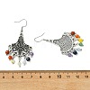 Gemstone Tassel Chandelier Earrings EJEW-JE07176-01-5