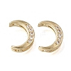 Brass Micro Pave Clear Cubic Zirconia Beads LS-CU-CBAC809-01G-1