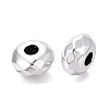 UV Plating Iridescent Transparent Acrylic European Beads OACR-E033-22-11-2