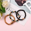Stretch Bracelets Sets BJEW-JB05662-04-2