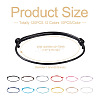 120Pcs 12 Colors Korean Waxed Polyester Cord Bracelet Making AJEW-TA0001-23-4