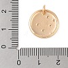 Brass with Clear Cubic Zirconia Pendants LS-KK-N256-24C-G-3