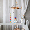3Pcs Glass Dragonfly Hanging Suncatchers HJEW-FH00221-5