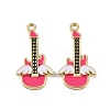 Alloy Enamel Pendants ENAM-R149-06G-1