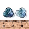 Baking Paint Transparent Glass Bead Caps DGLA-N014-09A-02-3