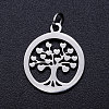 304 Stainless Steel Pendants LS-STAS-T046-JA350-1A-P-1