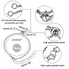 12Pcs 304 Stainless Steel Rolo Chain Slider Bracelet/Bolo Bracelets Making MAK-UN0001-19-5