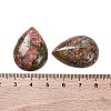 Natural Unakite Cabochons G-B085-03B-03-3