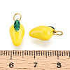 304 Stainless Steel Enamel Pendants STAS-T069-50-3
