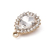 Alloy Rhinestone Pendants ALRI-C008-54LG-01-3