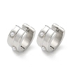 304 Stainless Steel Hoop Earrings for Women EJEW-C096-64P-2