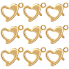 30Pcs Brass Lobster Claw Clasps KK-BBC0014-65G-1