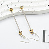 Plastic Dangle Earrings LS-EJEW-WH0033-17B-1