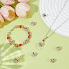 10Pcs Handmade Polymer Clay Rhinestone Beads CLAY-OC0001-13-4
