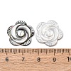 Rose Black Lip Shell Cabochons SSHEL-E553-09-5