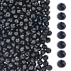 Opaque Solid Color Glass Beads Strands EGLA-LT0001-04A-6