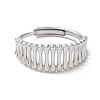304 Stainless Steel Hollow Adjustable Rings RJEW-D006-27P-2