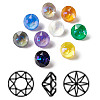 Mocha Fluorescent Style K9 Glass Rhinestone Cabochons RGLA-J014-C-MI-1