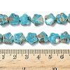 Dyed Synthetic Imperial Jasper Beads Strands G-D337-10mm-B01-5