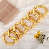 6Pcs CCB Plastic Curved Tube Beaded Stretch Bracelet Sets BJEW-SW001583-01-3
