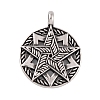 304 Stainless Steel Pendants STAS-K283-17AS-1