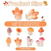 40Pcs 8 Styles Mushroom Themes Resin Display Decorations DJEW-YW0010-11-2