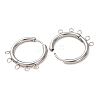 304 Stainless Steel Hoop Earring Findings STAS-D183-02C-P-3