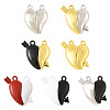 10 Sets Spray Painted Alloy Magnetic Pendants FIND-FS0004-24-1