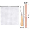 Blank Rug Hooking Mesh Canvas Latch Hook Rug Making Kits DIY-WH0204-65-2