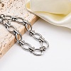 304 Stainless Steel Cable Chains Bracelets BJEW-K265-04P-3