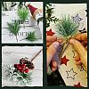 30Pcs Plastic Artificial Pine Branches AJEW-CP0009-91-7