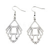 Tarnish Resistant 201 Stainless Steel Dangle Earrings STAS-S105-JN610-1-1