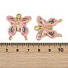 304 Stainless Steel Enamel Pendants STAS-L290-19B-G-3