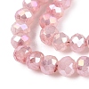 Dyed Crackle Imitation Jade Glass Beads Strands EGLA-Q131-02A-06-3