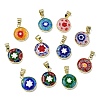 Handmade Lampwork Pendants LAMP-D002-03A-G-1