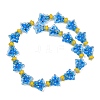 Transparent Glass Enamel Beads LAMP-S070-05E-2