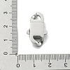 304 Stainless Steel Bayonet Clasps STAS-B082-01B-P-3