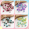 240Pcs 8 Colors Imitation Pearl Acrylic Beads OACR-PA0001-62-7