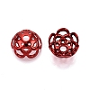 UV Plated ABS Bead Caps OACR-D316-04B-06-1