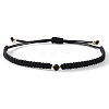 Adjustable Fibre Cord Braided Bracelets BJ0894-2-1