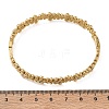 304 Stainless Steel Crystal Rhinestone Hinged Cuff Bangles SA-CBAB92B-17G-3