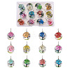 Craftdady 12Pcs Transparent Glass Pendants GLAA-CD0001-03-8