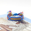Polyester Braided Rhombus Pattern Cord Bracelet FIND-PW0013-004A-13-1