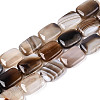 Natural Agate Beads Strands G-N356-03A-03-2