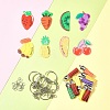 DIY Fruit Acrylic Keychain Making Kits DIY-FS0006-80-7